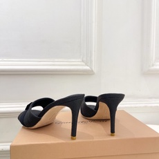 Gianvito Rossi|吉安维托·罗西 26𝐬𝐬2026春夏新品 GR亚麻编织蝴蝶结平底 高跟拖 Gianvito Rossi|吉安维托·罗西 26𝐬𝐬2026春夏新品 GR亚麻编织蝴蝶结平底 高跟拖