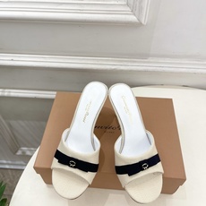 Gianvito Rossi|吉安维托·罗西 26𝐬𝐬2026春夏新品 GR亚麻编织蝴蝶结平底 高跟拖 Gianvito Rossi|吉安维托·罗西 26𝐬𝐬2026春夏新品 GR亚麻编织蝴蝶结平底 高跟拖
