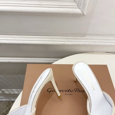 Gianvito Rossi|吉安维托·罗西 26𝐬𝐬2026春夏新品 GR亚麻编织蝴蝶结平底 高跟拖 Gianvito Rossi|吉安维托·罗西 26𝐬𝐬2026春夏新品 GR亚麻编织蝴蝶结平底 高跟拖
