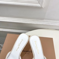 Gianvito Rossi|吉安维托·罗西 26𝐬𝐬2026春夏新品 GR亚麻编织蝴蝶结平底 高跟拖 Gianvito Rossi|吉安维托·罗西 26𝐬𝐬2026春夏新品 GR亚麻编织蝴蝶结平底 高跟拖