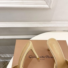 Gianvito Rossi|吉安维托·罗西 26𝐬𝐬2026春夏新品 GR亚麻编织蝴蝶结平底 高跟拖 Gianvito Rossi|吉安维托·罗西 26𝐬𝐬2026春夏新品 GR亚麻编织蝴蝶结平底 高跟拖