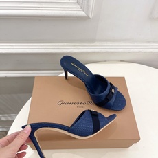 Gianvito Rossi|吉安维托·罗西 26𝐬𝐬2026春夏新品 GR亚麻编织蝴蝶结平底 高跟拖 Gianvito Rossi|吉安维托·罗西 26𝐬𝐬2026春夏新品 GR亚麻编织蝴蝶结平底 高跟拖