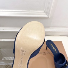 Gianvito Rossi|吉安维托·罗西 26𝐬𝐬2026春夏新品 GR亚麻编织蝴蝶结平底 高跟拖 Gianvito Rossi|吉安维托·罗西 26𝐬𝐬2026春夏新品 GR亚麻编织蝴蝶结平底 高跟拖