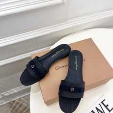Gianvito Rossi|吉安维托·罗西 26𝐬𝐬2026春夏新品 GR亚麻编织蝴蝶结平底 高跟拖 Gianvito Rossi|吉安维托·罗西 26𝐬𝐬2026春夏新品 GR亚麻编织蝴蝶结平底 高跟拖