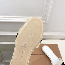 Gianvito Rossi|吉安维托·罗西 26𝐬𝐬2026春夏新品 GR亚麻编织蝴蝶结平底 高跟拖 Gianvito Rossi|吉安维托·罗西 26𝐬𝐬2026春夏新品 GR亚麻编织蝴蝶结平底 高跟拖