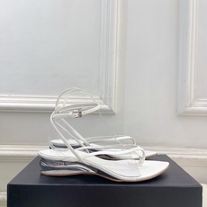 ALAÏA 阿莱亚26𝐬𝐬 2026春夏新品 秀场同款 最新透明水晶坡跟夹脚凉鞋—————————Al ALAÏA 阿莱亚26𝐬𝐬 2026春夏新品 秀场同款 最新透明水晶坡跟夹脚凉鞋—————————Al