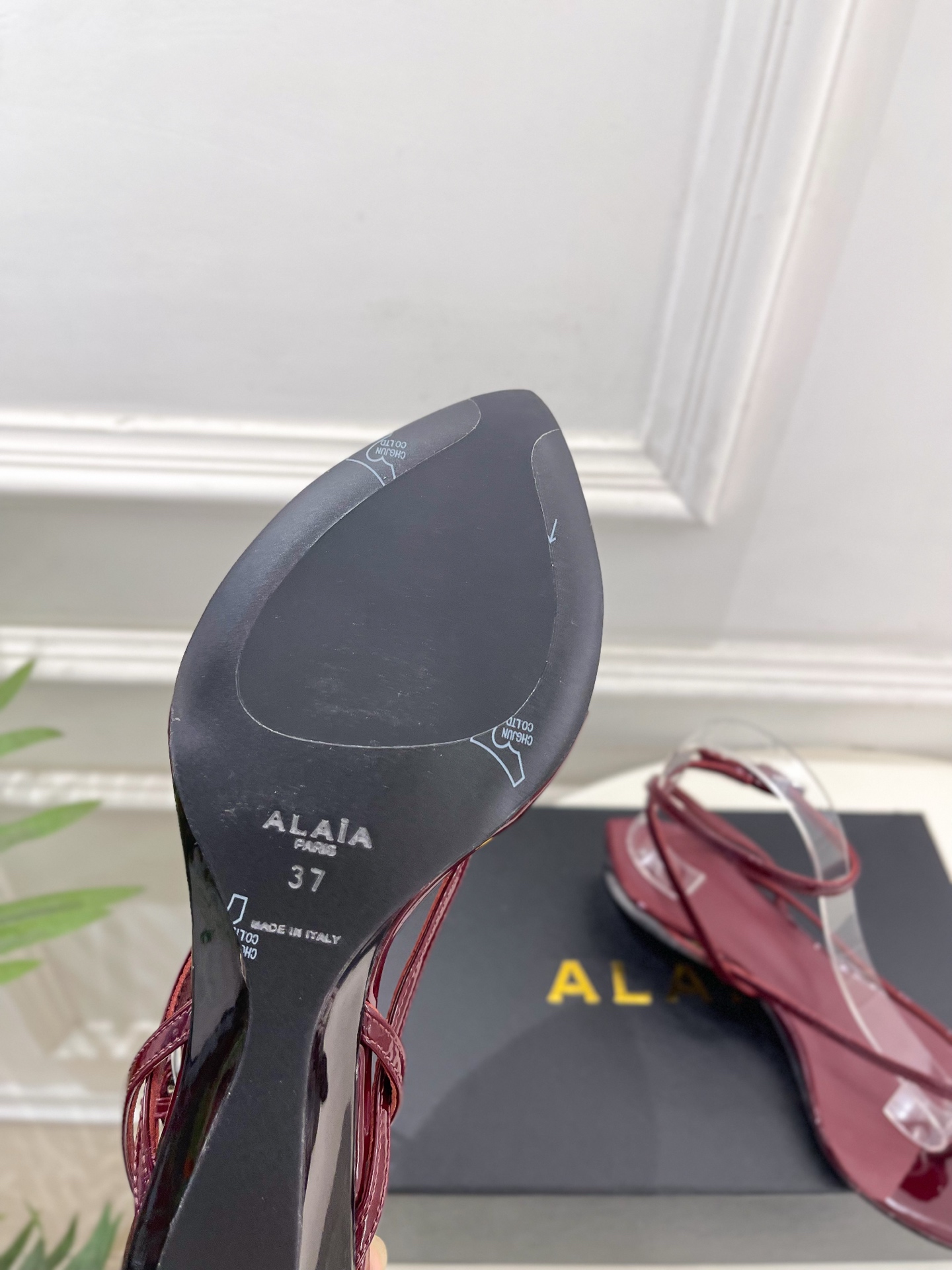 ALAÏA 阿莱亚26𝐬𝐬 2026春夏新品 秀场同款 最新透明水晶坡跟夹脚凉鞋—————————Al ALAÏA 阿莱亚26𝐬𝐬 2026春夏新品 秀场同款 最新透明水晶坡跟夹脚凉鞋—————————Al