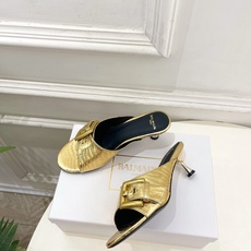 Balmain巴尔曼 代购级别⚠️2026春夏新品 经典金属皮带扣猫跟拖鞋—————————顶级奢侈品牌 Balmain巴尔曼 代购级别⚠️2026春夏新品 经典金属皮带扣猫跟拖鞋—————————顶级奢侈品牌