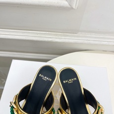 Balmain巴尔曼 代购级别⚠️2026春夏新品 经典金属链条猫跟拖鞋—————————顶级奢侈品牌 Balmain巴尔曼 代购级别⚠️2026春夏新品 经典金属链条猫跟拖鞋—————————顶级奢侈品牌
