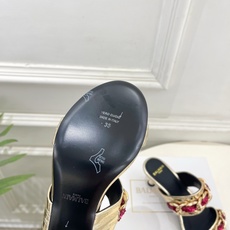 Balmain巴尔曼 代购级别⚠️2026春夏新品 经典金属链条猫跟拖鞋—————————顶级奢侈品牌 Balmain巴尔曼 代购级别⚠️2026春夏新品 经典金属链条猫跟拖鞋—————————顶级奢侈品牌