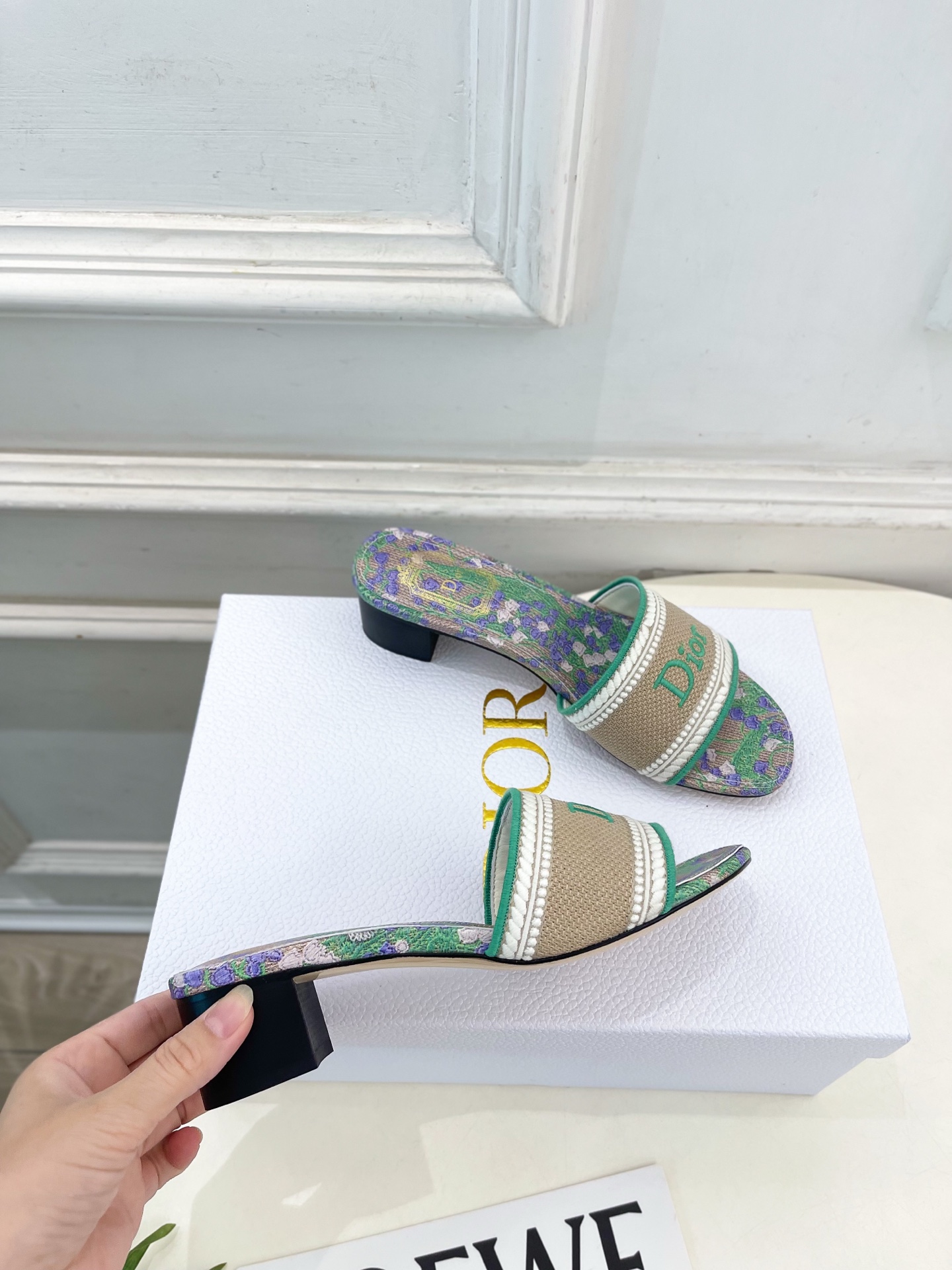 Dior |  迪奥  26𝐬𝐬 🧡💚2026春夏新品 顶级版本⚠️专柜主打新款 经典Dway刺绣花卉图