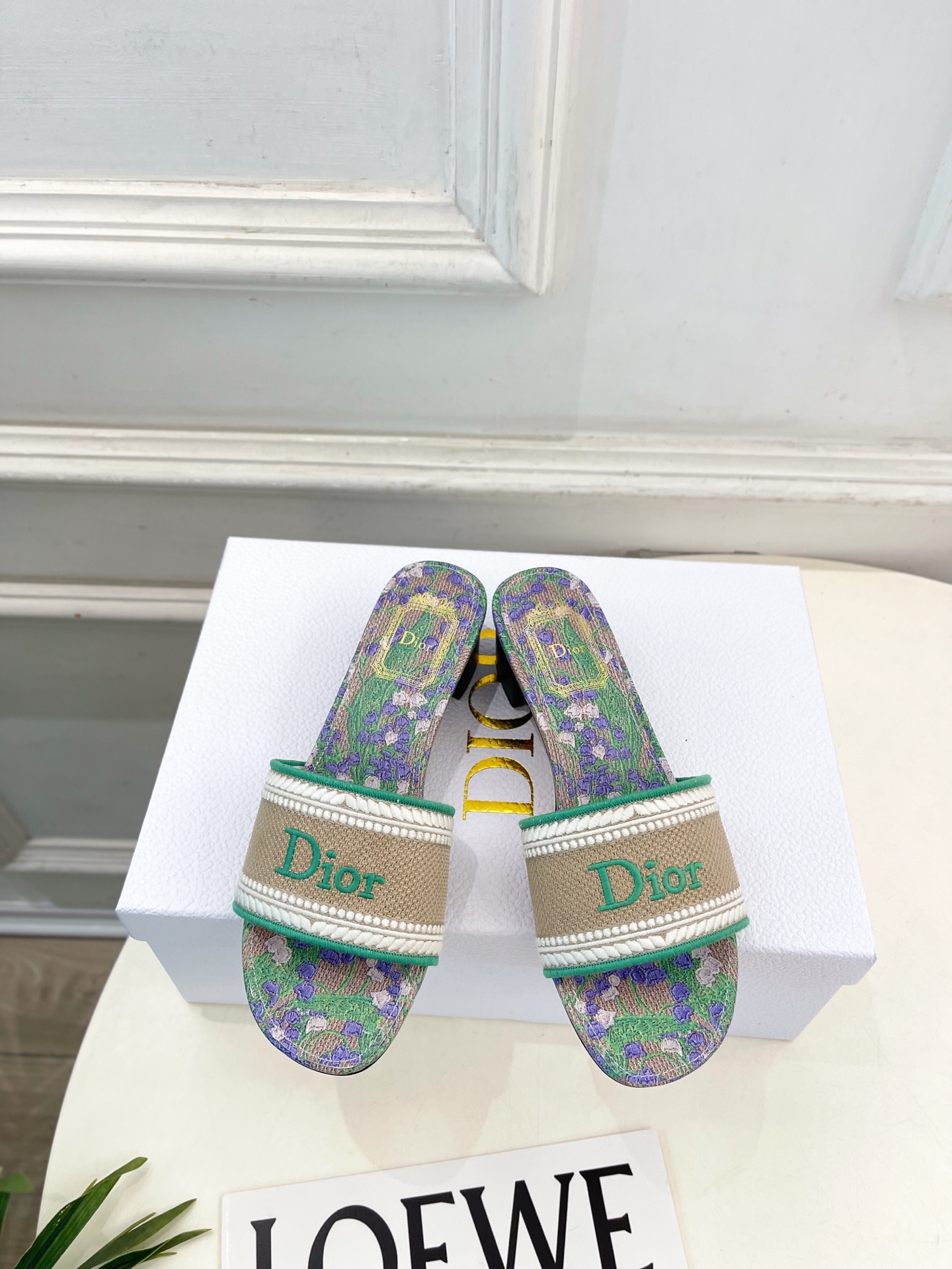 Dior |  迪奥  26𝐬𝐬 🧡💚2026春夏新品 顶级版本⚠️专柜主打新款 经典Dway刺绣花卉图