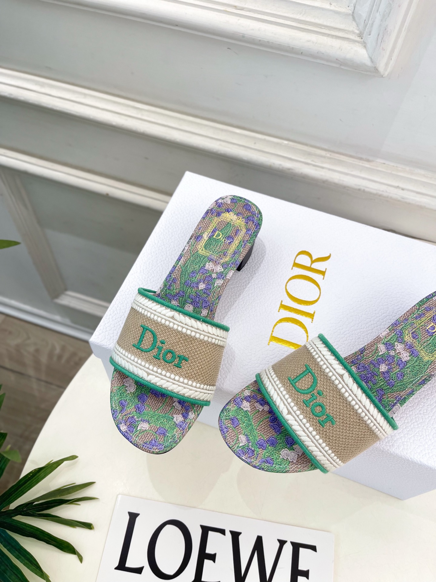 Dior |  迪奥  26𝐬𝐬 🧡💚2026春夏新品 顶级版本⚠️专柜主打新款 经典Dway刺绣花卉图