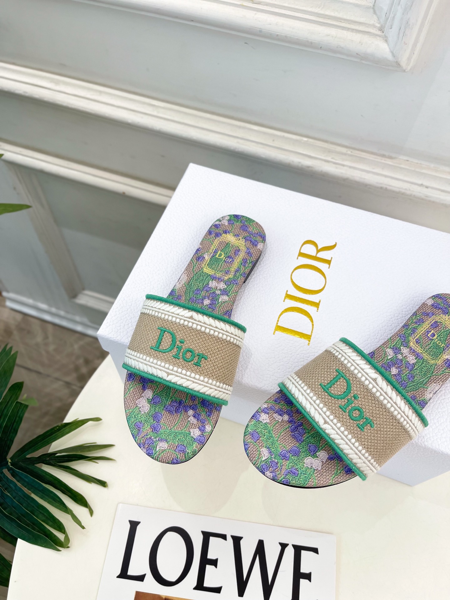 Dior |  迪奥  26𝐬𝐬 🧡💚2026春夏新品 顶级版本⚠️专柜主打新款 经典Dway刺绣花卉图