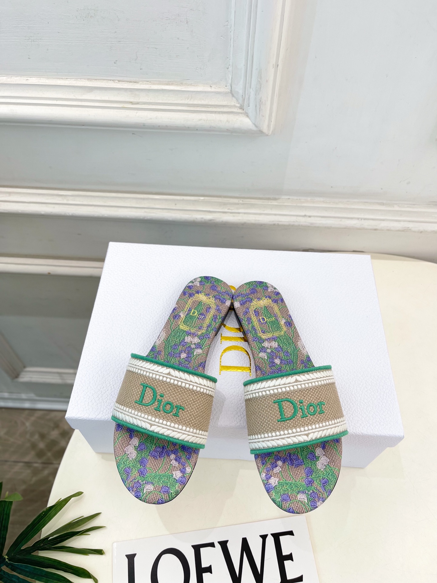 Dior |  迪奥  26𝐬𝐬 🧡💚2026春夏新品 顶级版本⚠️专柜主打新款 经典Dway刺绣花卉图