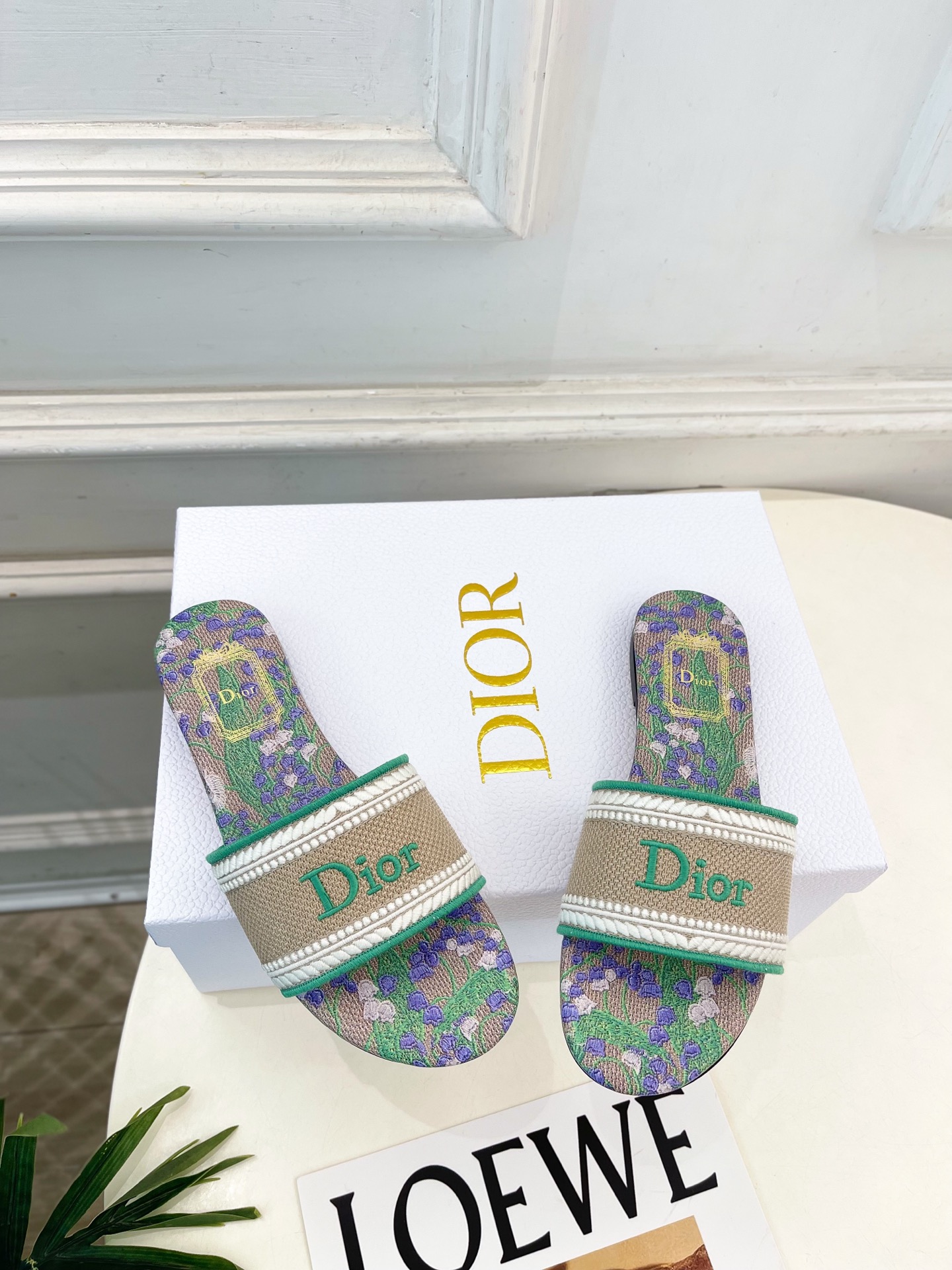 Dior |  迪奥  26𝐬𝐬 🧡💚2026春夏新品 顶级版本⚠️专柜主打新款 经典Dway刺绣花卉图