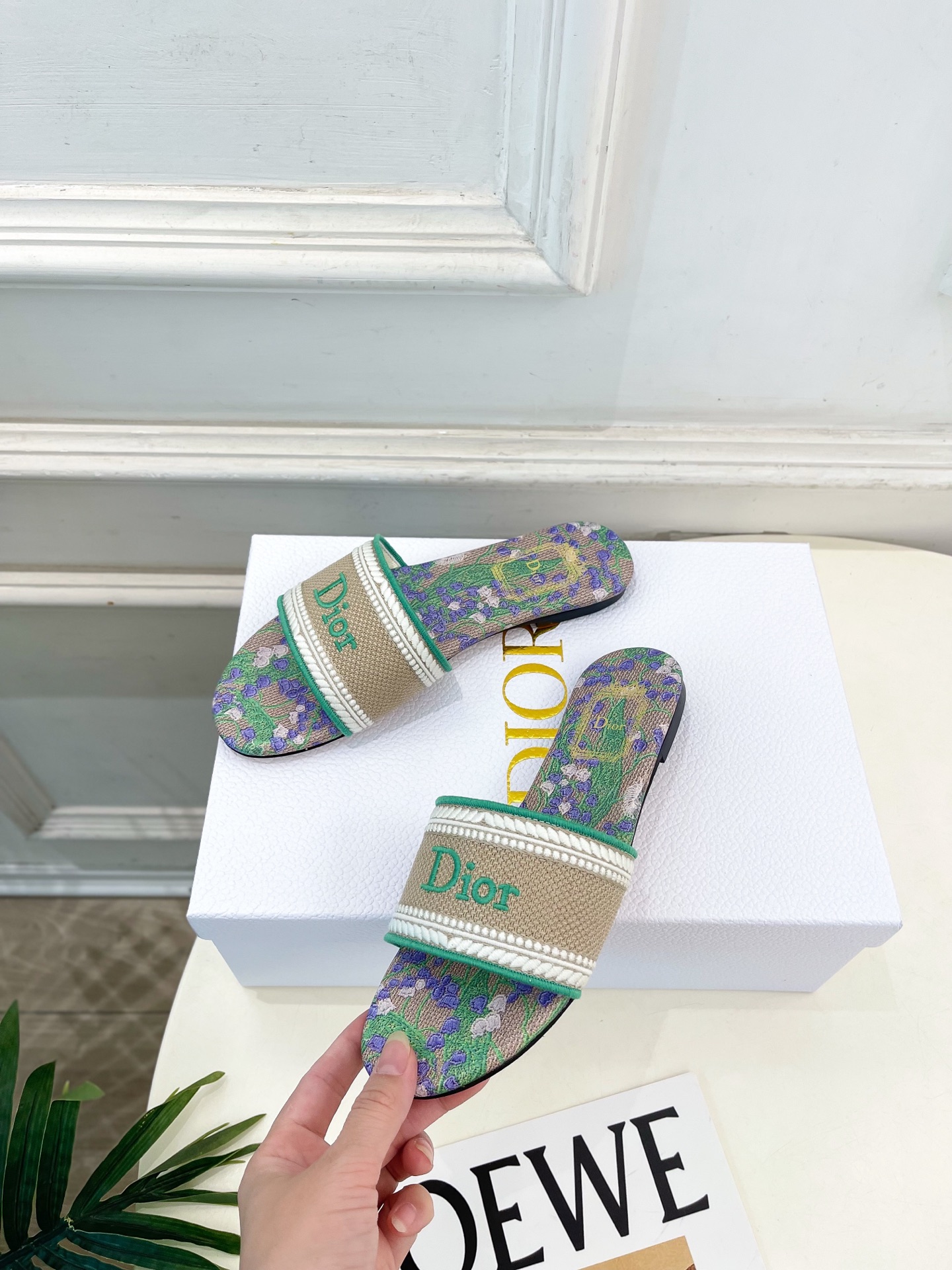 Dior |  迪奥  26𝐬𝐬 🧡💚2026春夏新品 顶级版本⚠️专柜主打新款 经典Dway刺绣花卉图