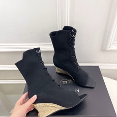 Balmain巴尔曼 代购级别⚠️2026春夏新品 经典针织弹力坡跟方头鱼嘴袜子靴—————————顶级 Balmain巴尔曼 代购级别⚠️2026春夏新品 经典针织弹力坡跟方头鱼嘴袜子靴—————————顶级