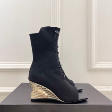 Balmain巴尔曼 代购级别⚠️2026春夏新品 经典针织弹力坡跟方头鱼嘴袜子靴—————————顶级 Balmain巴尔曼 代购级别⚠️2026春夏新品 经典针织弹力坡跟方头鱼嘴袜子靴—————————顶级