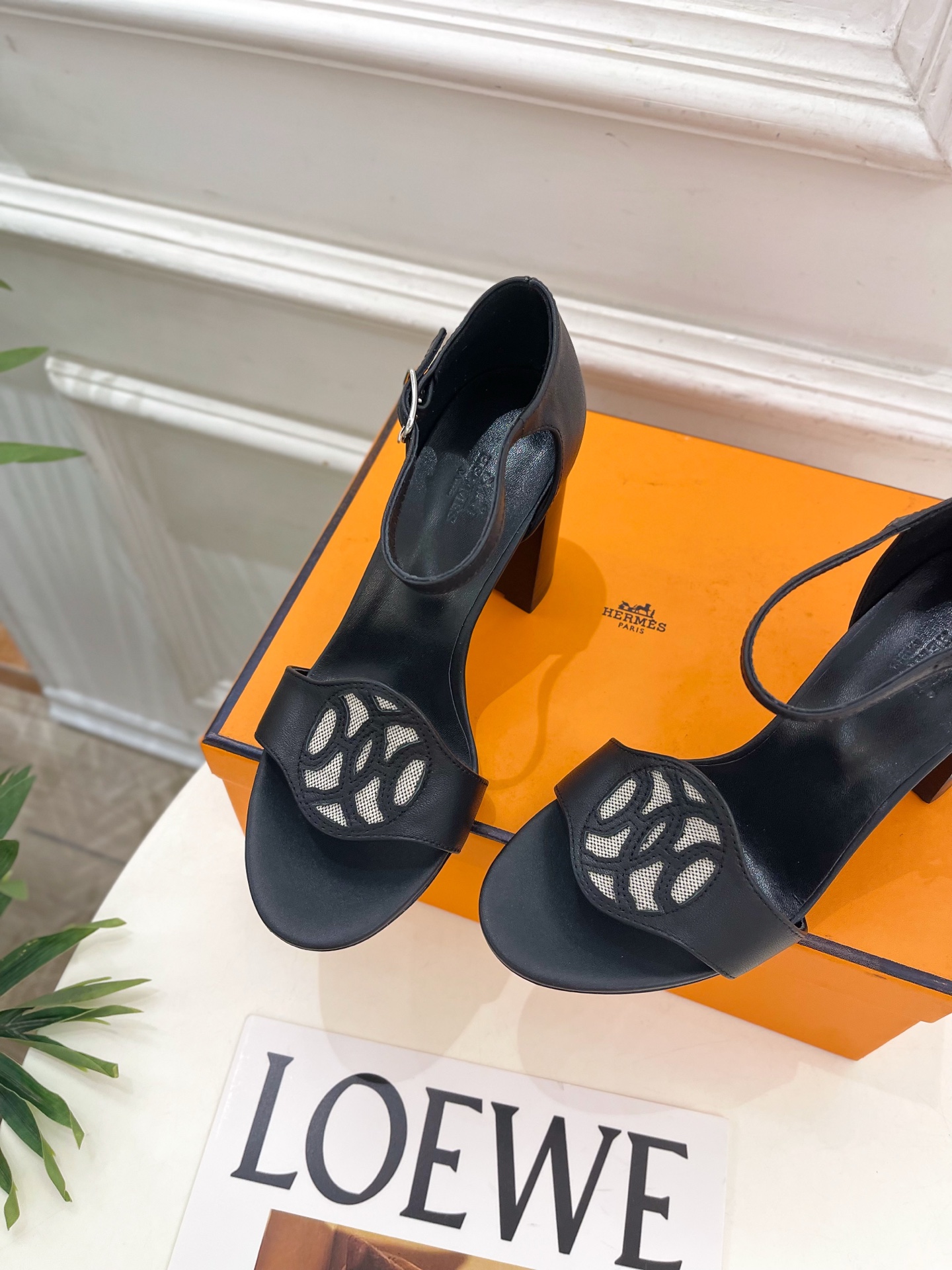 🐎𝐇𝐄𝐑𝐌𝐄* 爱玛仕 26𝐬𝐬 🌈2026春夏新品 专柜新款 Marquise 50高跟凉鞋 系列〰◽