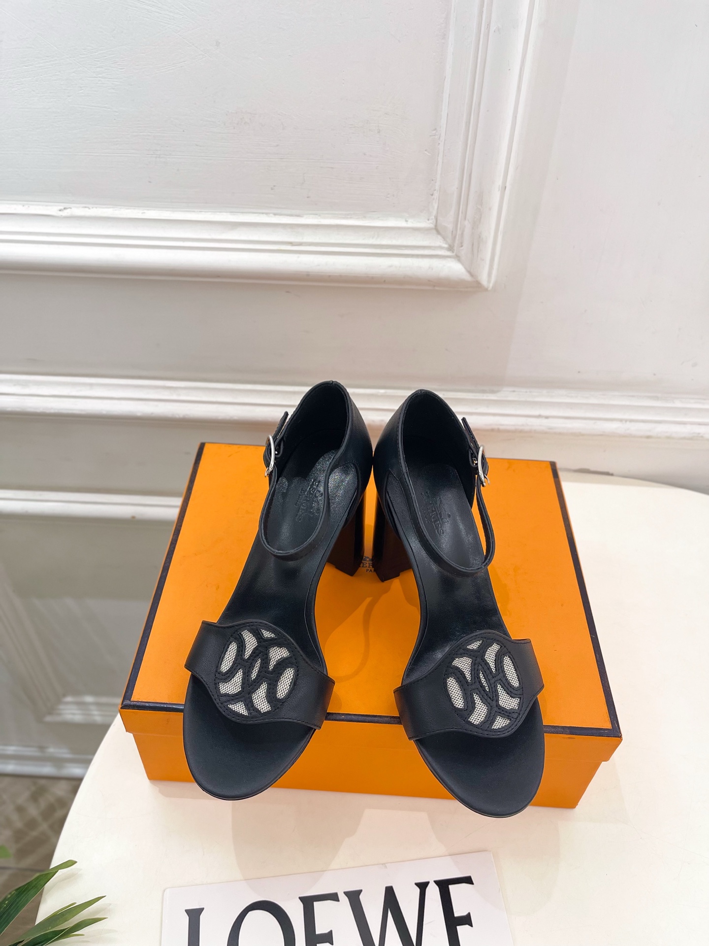 🐎𝐇𝐄𝐑𝐌𝐄* 爱玛仕 26𝐬𝐬 🌈2026春夏新品 专柜新款 Marquise 50高跟凉鞋 系列〰◽
