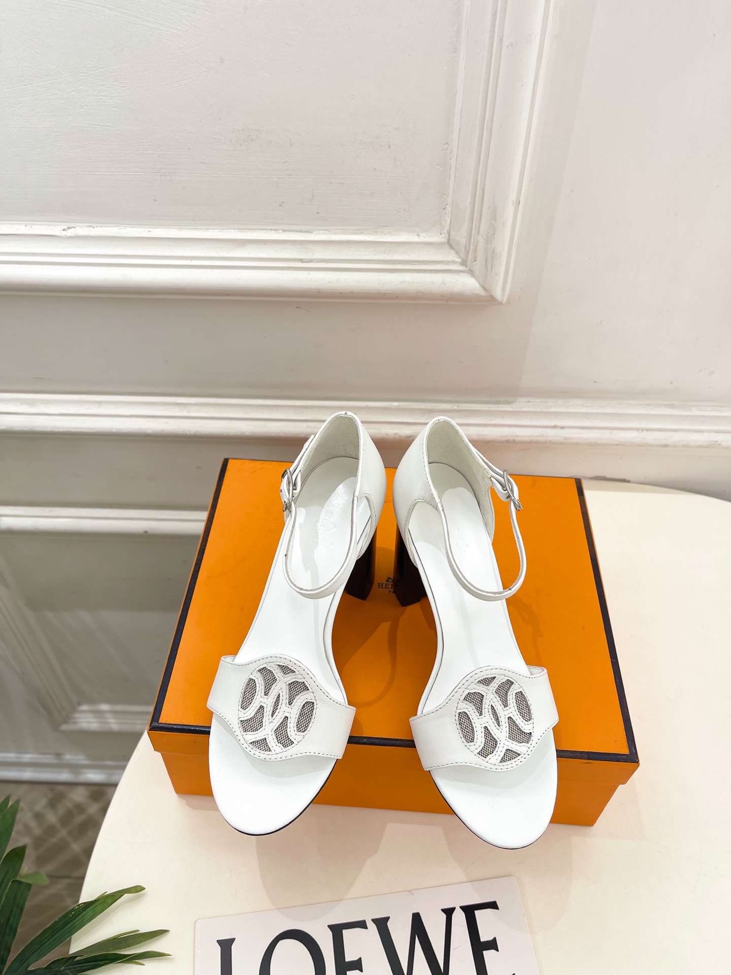 🐎𝐇𝐄𝐑𝐌𝐄* 爱玛仕 26𝐬𝐬 🌈2026春夏新品 专柜新款 Marquise 50高跟凉鞋 系列〰◽