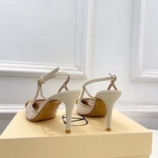 Valentino 华伦天奴 26𝐬𝐬2026春夏新品 大V扣网纱后细带高跟凉鞋 上新☑️—————— Valentino 华伦天奴 26𝐬𝐬2026春夏新品 大V扣网纱后细带高跟凉鞋 上新☑️——————