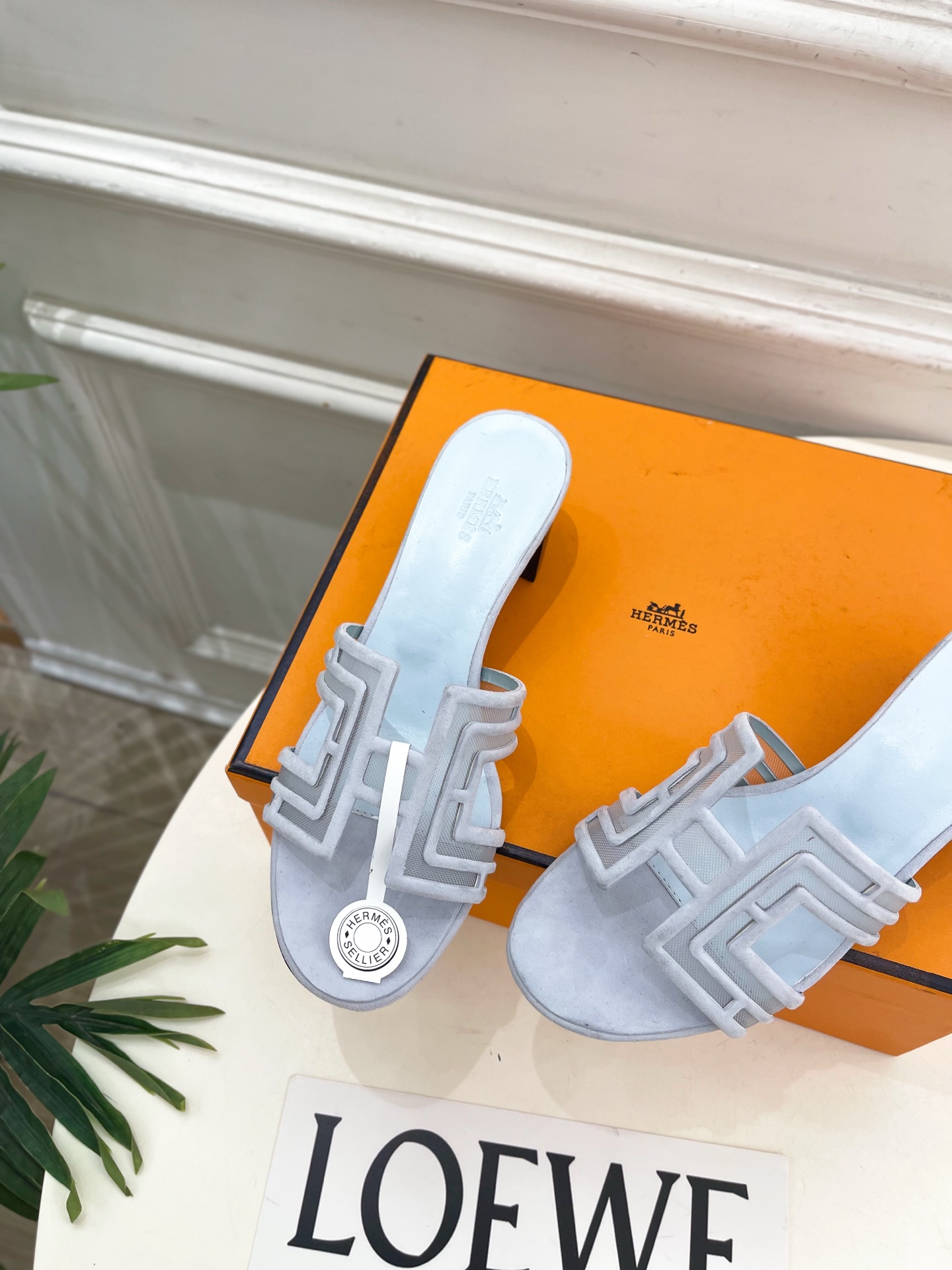 🐎𝐇𝐄𝐑𝐌𝐄* 爱玛仕 26𝐬𝐬 🌈2026春夏新品 专柜新款 经典H型Oasis网眼镂空拖鞋 系列〰◽