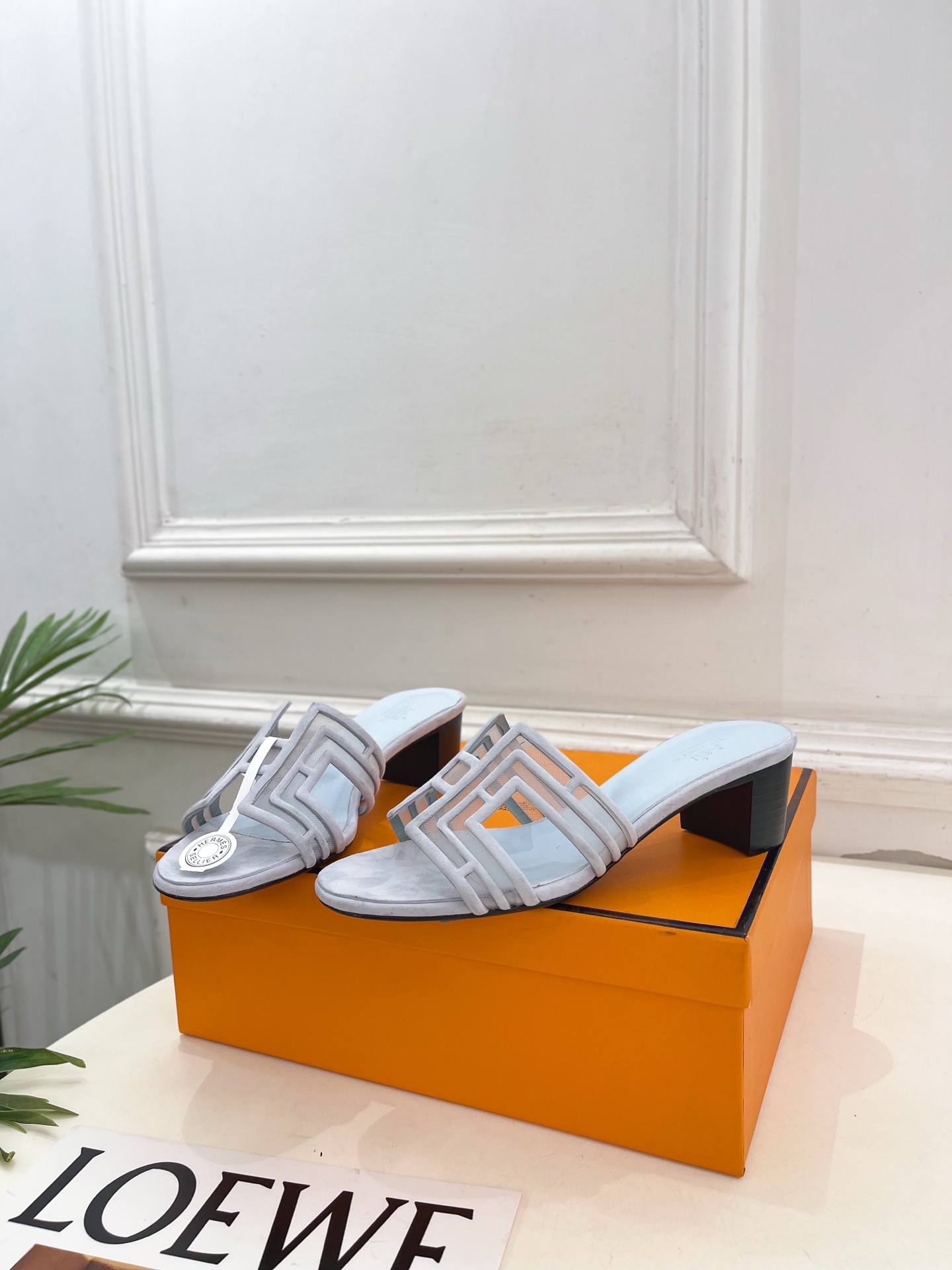 🐎𝐇𝐄𝐑𝐌𝐄* 爱玛仕 26𝐬𝐬 🌈2026春夏新品 专柜新款 经典H型Oasis网眼镂空拖鞋 系列〰◽