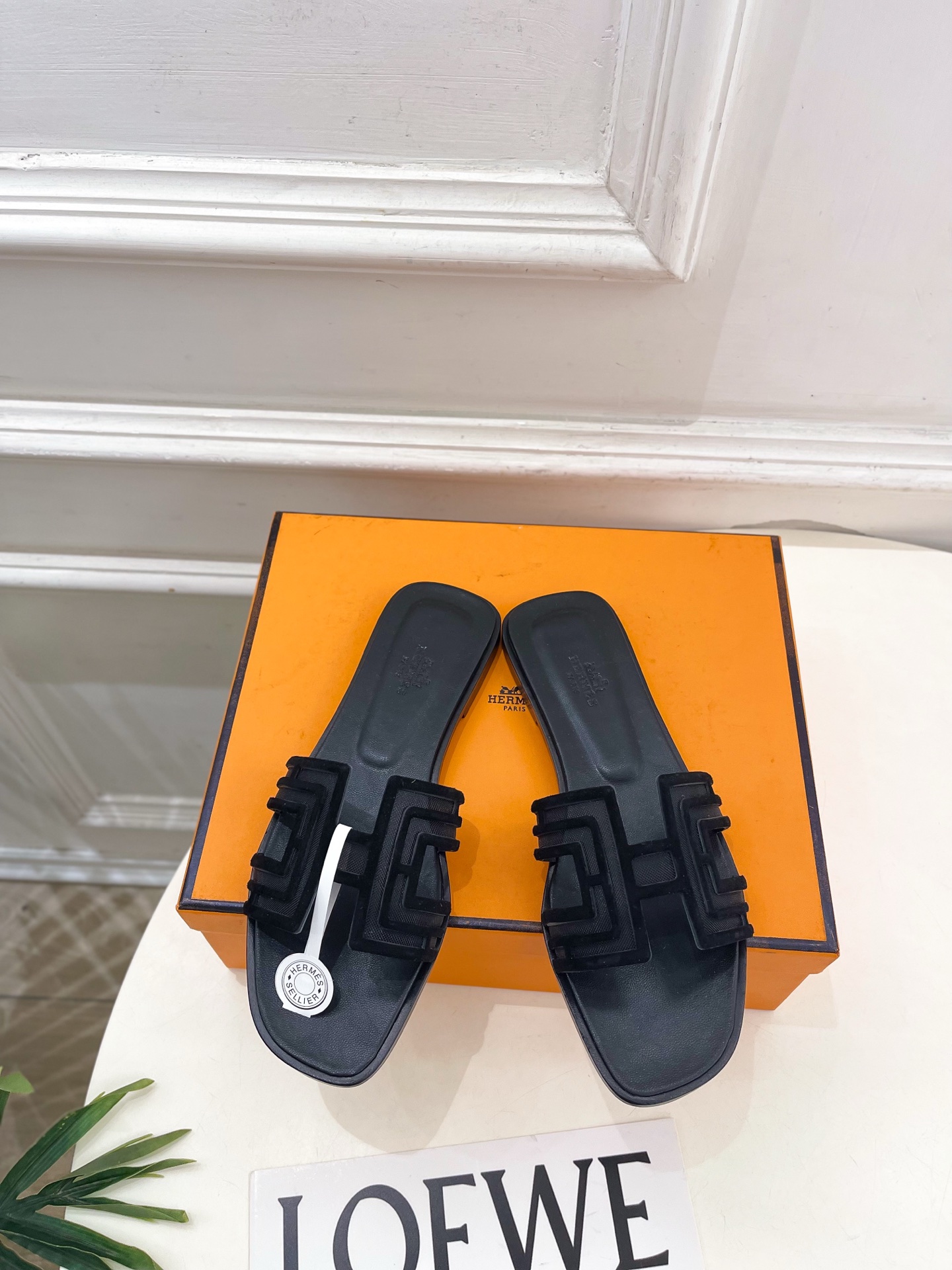 🐎𝐇𝐄𝐑𝐌𝐄* 爱玛仕 26𝐬𝐬 🌈2026春夏新品 专柜新款 经典H型Oasis网眼镂空拖鞋 系列〰◽