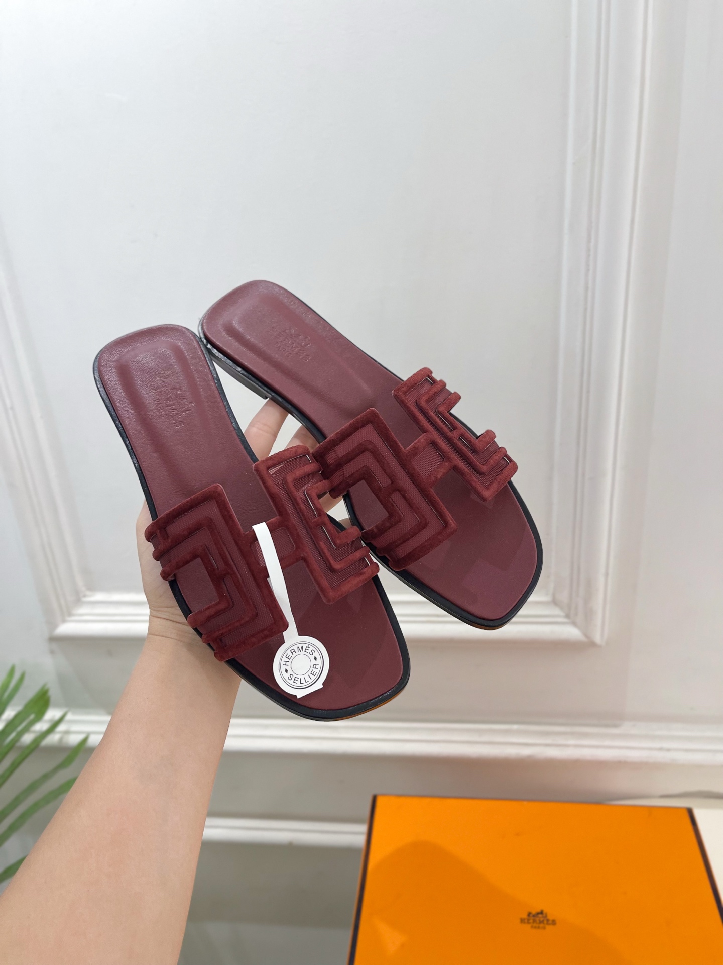 🐎𝐇𝐄𝐑𝐌𝐄* 爱玛仕 26𝐬𝐬 🌈2026春夏新品 专柜新款 经典H型Oasis网眼镂空拖鞋 系列〰◽