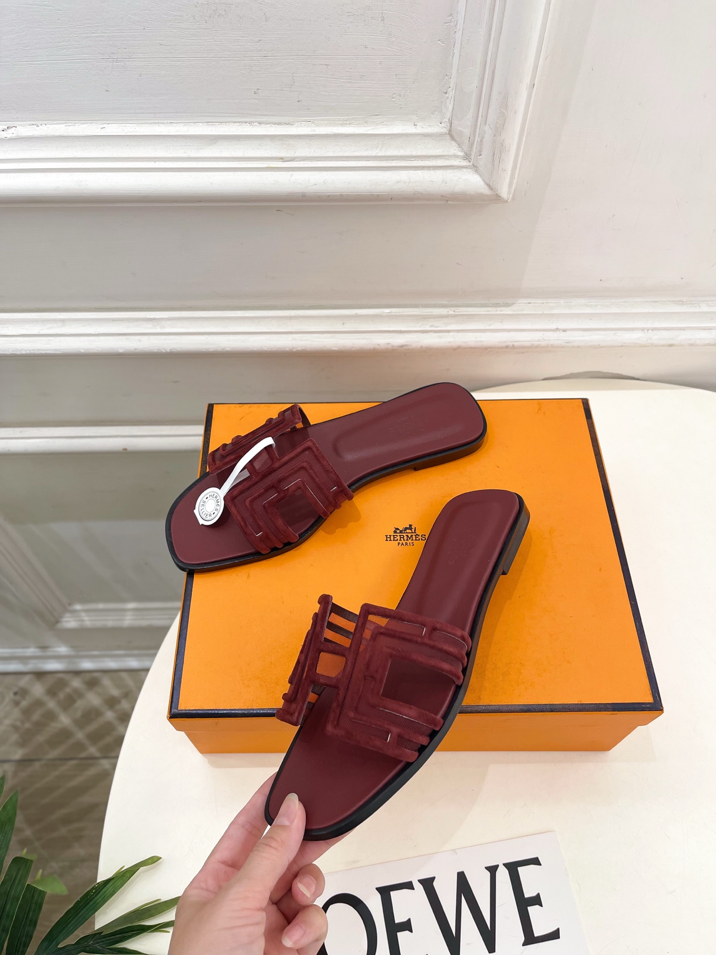 🐎𝐇𝐄𝐑𝐌𝐄* 爱玛仕 26𝐬𝐬 🌈2026春夏新品 专柜新款 经典H型Oasis网眼镂空拖鞋 系列〰◽