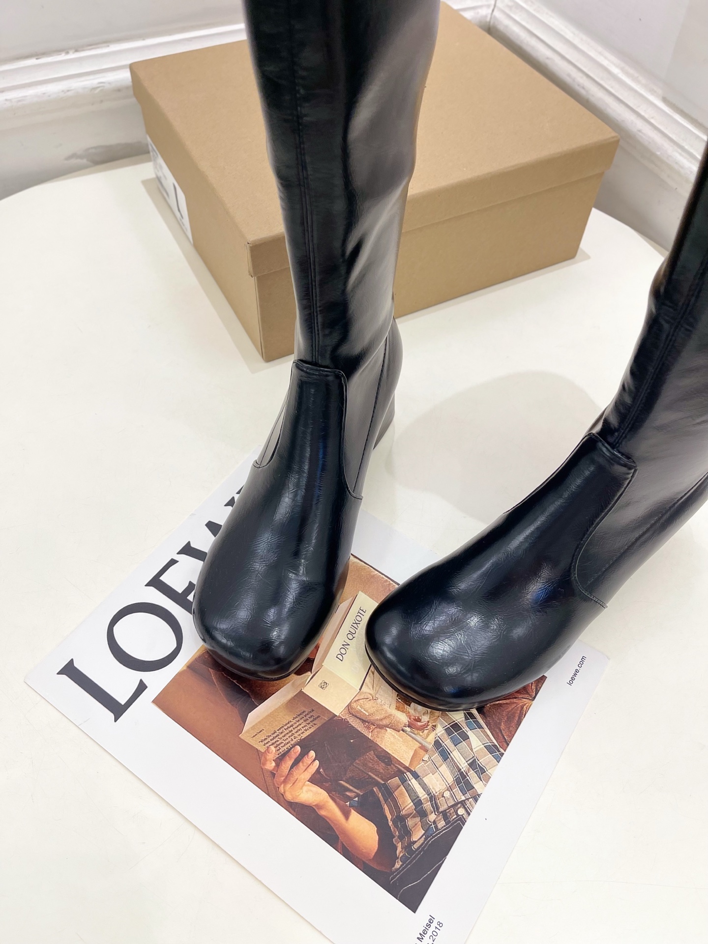 LEMAIRE  2026早秋新品 经典复古粗跟弹力高筒靴—————————作为这两年最受欢迎的设计师牌