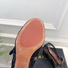 ALAÏA 阿莱亚26𝐬𝐬 2026春夏新品 秀场同款 镂空渔网粗跟玛丽珍网鞋—————————Ala ALAÏA 阿莱亚26𝐬𝐬 2026春夏新品 秀场同款 镂空渔网粗跟玛丽珍网鞋—————————Ala