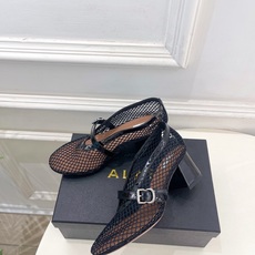 ALAÏA 阿莱亚26𝐬𝐬 2026春夏新品 秀场同款 镂空渔网粗跟玛丽珍网鞋—————————Ala ALAÏA 阿莱亚26𝐬𝐬 2026春夏新品 秀场同款 镂空渔网粗跟玛丽珍网鞋—————————Ala