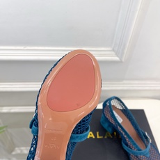 ALAÏA 阿莱亚26𝐬𝐬 2026春夏新品 秀场同款 镂空渔网粗跟玛丽珍网鞋—————————Ala ALAÏA 阿莱亚26𝐬𝐬 2026春夏新品 秀场同款 镂空渔网粗跟玛丽珍网鞋—————————Ala