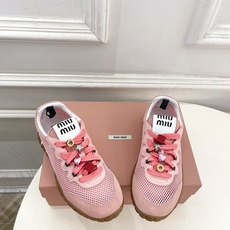 Miu Miu | 缪缪 26𝐬𝐬🖤专柜主打最新秀款 2026春夏新品网眼织物休闲运动鞋火爆上新!🍒B Miu Miu | 缪缪 26𝐬𝐬🖤专柜主打最新秀款 2026春夏新品网眼织物休闲运动鞋火爆上新!🍒B