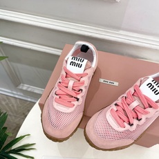 Miu Miu | 缪缪 26𝐬𝐬🖤专柜主打最新秀款 2026春夏新品网眼织物休闲运动鞋火爆上新!🍒B Miu Miu | 缪缪 26𝐬𝐬🖤专柜主打最新秀款 2026春夏新品网眼织物休闲运动鞋火爆上新!🍒B