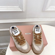 Miu Miu | 缪缪 26𝐬𝐬🖤专柜主打最新秀款 2026春夏新品网眼织物休闲运动鞋火爆上新!🍒B Miu Miu | 缪缪 26𝐬𝐬🖤专柜主打最新秀款 2026春夏新品网眼织物休闲运动鞋火爆上新!🍒B