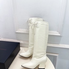 Jil Sander(吉尔·桑达)2026 秋冬新品 JD极简绑带粗跟长筒靴————————JS作为这两 Jil Sander(吉尔·桑达)2026 秋冬新品 JD极简绑带粗跟长筒靴————————JS作为这两
