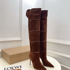 Gianvito Rossi|吉安维托·罗西 26𝐬𝐬2026秋冬新品 GR复古拼接尖头高跟长靴 火爆 Gianvito Rossi|吉安维托·罗西 26𝐬𝐬2026秋冬新品 GR复古拼接尖头高跟长靴 火爆