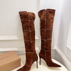 Gianvito Rossi|吉安维托·罗西 26𝐬𝐬2026秋冬新品 GR复古拼接尖头高跟长靴 火爆 Gianvito Rossi|吉安维托·罗西 26𝐬𝐬2026秋冬新品 GR复古拼接尖头高跟长靴 火爆
