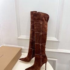 Gianvito Rossi|吉安维托·罗西 26𝐬𝐬2026秋冬新品 GR复古拼接尖头高跟长靴 火爆 Gianvito Rossi|吉安维托·罗西 26𝐬𝐬2026秋冬新品 GR复古拼接尖头高跟长靴 火爆