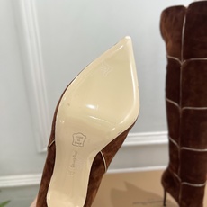 Gianvito Rossi|吉安维托·罗西 26𝐬𝐬2026秋冬新品 GR复古拼接尖头高跟长靴 火爆 Gianvito Rossi|吉安维托·罗西 26𝐬𝐬2026秋冬新品 GR复古拼接尖头高跟长靴 火爆