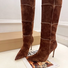 Gianvito Rossi|吉安维托·罗西 26𝐬𝐬2026秋冬新品 GR复古拼接尖头高跟长靴 火爆 Gianvito Rossi|吉安维托·罗西 26𝐬𝐬2026秋冬新品 GR复古拼接尖头高跟长靴 火爆