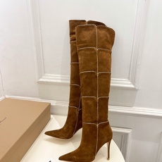 Gianvito Rossi|吉安维托·罗西 26𝐬𝐬2026秋冬新品 GR复古拼接尖头高跟长靴 火爆 Gianvito Rossi|吉安维托·罗西 26𝐬𝐬2026秋冬新品 GR复古拼接尖头高跟长靴 火爆