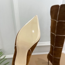 Gianvito Rossi|吉安维托·罗西 26𝐬𝐬2026秋冬新品 GR复古拼接尖头高跟长靴 火爆 Gianvito Rossi|吉安维托·罗西 26𝐬𝐬2026秋冬新品 GR复古拼接尖头高跟长靴 火爆