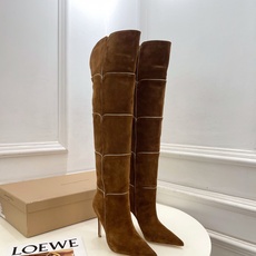 Gianvito Rossi|吉安维托·罗西 26𝐬𝐬2026秋冬新品 GR复古拼接尖头高跟长靴 火爆 Gianvito Rossi|吉安维托·罗西 26𝐬𝐬2026秋冬新品 GR复古拼接尖头高跟长靴 火爆