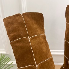 Gianvito Rossi|吉安维托·罗西 26𝐬𝐬2026秋冬新品 GR复古拼接尖头高跟长靴 火爆 Gianvito Rossi|吉安维托·罗西 26𝐬𝐬2026秋冬新品 GR复古拼接尖头高跟长靴 火爆