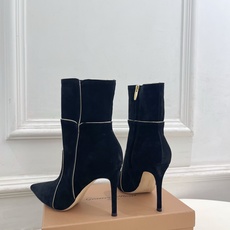 Gianvito Rossi|吉安维托·罗西 26𝐬𝐬2026秋冬新品 GR复古拼接尖头高跟短靴 火爆 Gianvito Rossi|吉安维托·罗西 26𝐬𝐬2026秋冬新品 GR复古拼接尖头高跟短靴 火爆